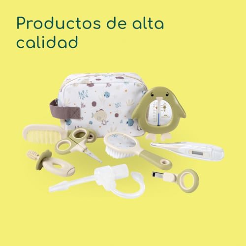 Miniatura 4 de Bebeconfort Set Esencial Para El Cuidado Del Bebé, Kit Para El Cuidado Y Aseo Del Bebé, Desde El Nacimiento Cuidado Del Recién Nacido, Ideal Para Viajar, Estuche Incluido, Under The Sea