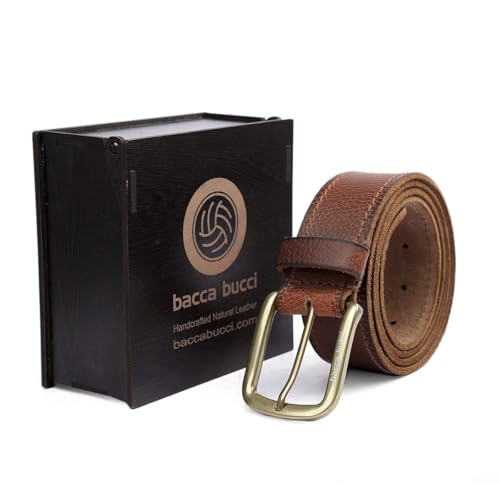 Image of Bacca Bucci Men's Genuine Leather Belt