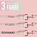 Personalisierte Hundeleine 1,2 m oder 1,7 m Länge (leicht dehnbar) extrem hochwertig verarbeitet | Tauleine für Hunde | Führleine mit Namen (Mauve, 120 cm)