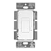 ENERLITES Low Voltage Slide Dimmer Decorator Switch, On/Off Rocker, for 0-10V LED and Fluorescent Fixtures, Single-Pole or 3-Way, UL Listed, 51300L-W, White