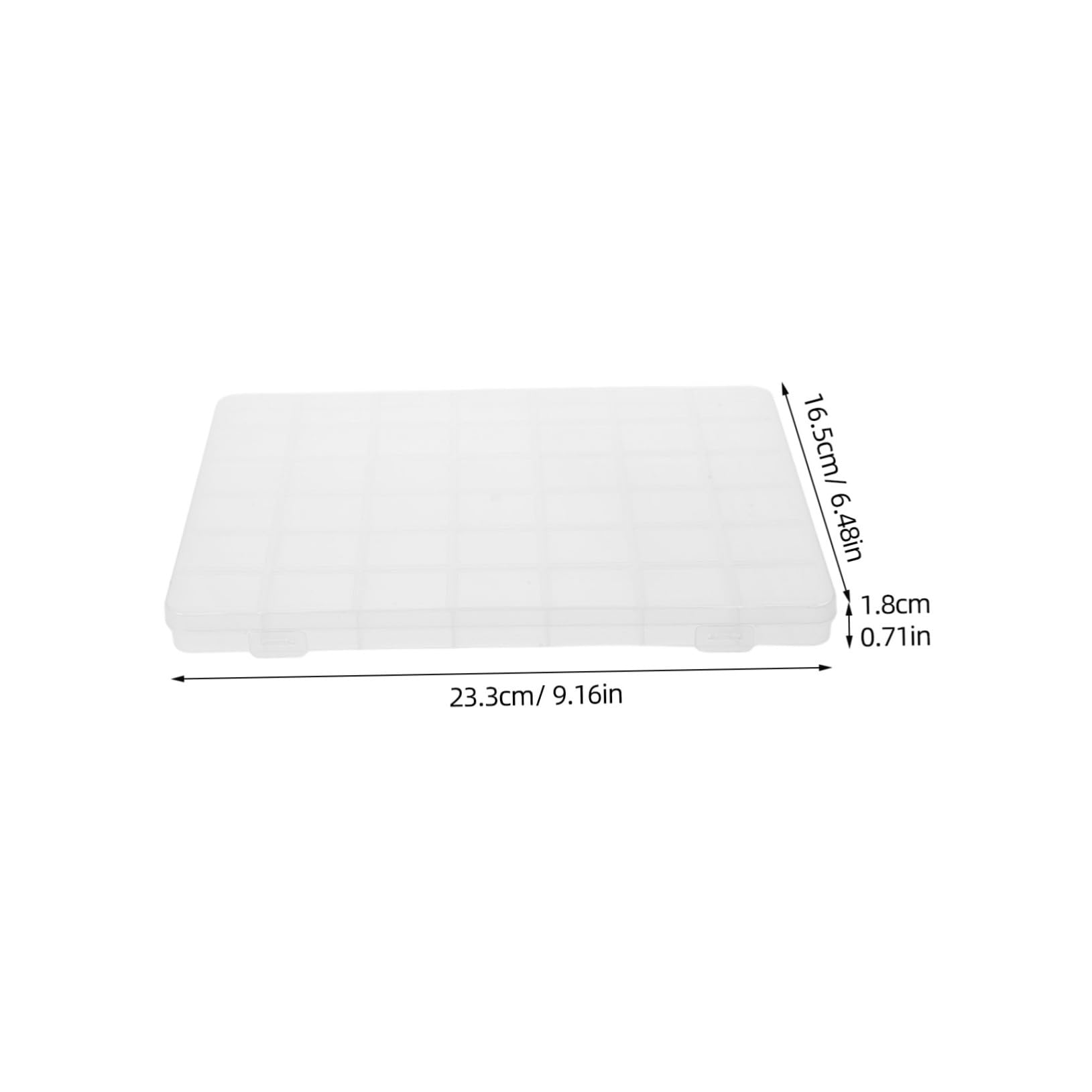 Mipcase 5 Pezzi Perline con Divisori Rimovibili Organizer Trasparente con Scomparti Regolabili per Gioielli Articoli da Cucito e Piccoli Accessori Contenitori in Plastica Chiari per Hobby