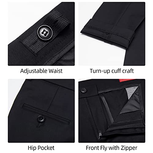 image for Marvelous World Suits Black Slim Fit Size 8 Formal Suits for Kids Todd