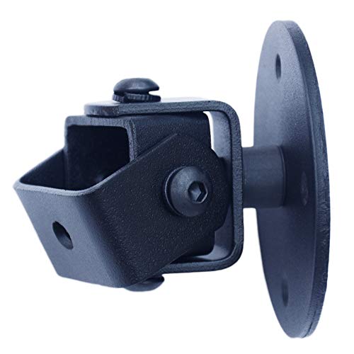 SAFWE SM035 Speaker Wall Bracket Ceiling Mount Stand | Steel Construction for Atmos Hi-End Satellite & Small Bookshelf Speakers | Adjustable Speaker Mounts for Wall or Ceiling Installation (Pack of 5)
