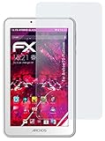 atFoliX Glasfolie kompatibel mit Archos 70 Platinum Panzerfolie, 9H Hybrid-Glass FX Schutzpanzer Folie