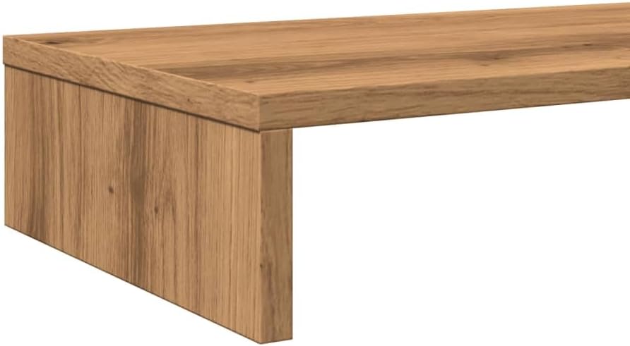 vidaXL Monitor Stand Artisian Oak 39.4x10.6x3.9 Engineered Wood