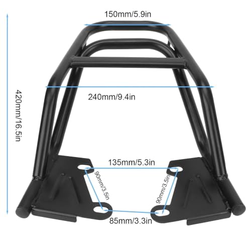 Support arrière de moto Grom MSX125 porte-bagages supérieur solide