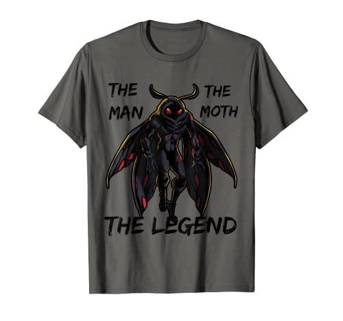 The Man The Moth The Legend Vintage Mothman Okkulte Folklore T-Shirt