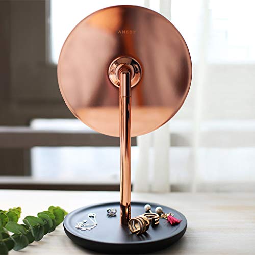 Cosmetic Mirror With Stand, Adjustable Stand Tabletop Mirrors Travel Compact Free Standing Mirror Frameless Makeup Mirrors Makeup Mirror #TOP4