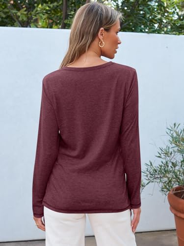 SUNBS Womens 3 Packs Long Sleeve Shirts Loose Fit Fall Tops Fashion Clothes 2025 Basic Workout Tees School Teacher Outfits4