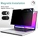 IPROKKO Magnetic Privacy Screen for MacBook Pro 16 Inch (2021-2025, M1, M2, M3, M4), 16inch Removable Matte Anti Blue Light Glare Private Filter Protector for Mac Pro 16.2" Laptop