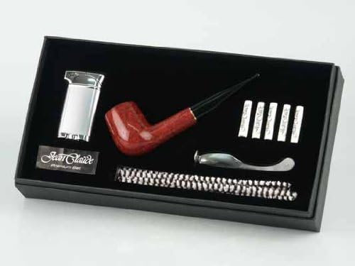 Premium Pipe Gift Set - Jean Claude - Bent Stem Pipe