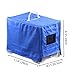 MANON ROSA Bird Cage Cover Parrots -Portable Lightproof Waterproof for Different Portable Cages- Ideal for Parakeets Lovebird Cockatiel Conures (Blue,Horizontal Single Handle)