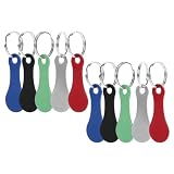 Apparence élégante : son design épuré et moderne rehausse votre style personnel, faisant de cet accessoire tendance un porte-clés porte-pièces ou un porte-pièces de caddie