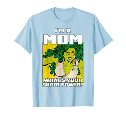 Marvel Comics Retro Mother's Day She-Hulk Mom Superpower T-Shirt
