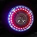 MACHSWON 4pcs Solar Car Tire Wheel Lights,Car Wheel Tire Air Valve, Solar hub lamp Cap Light with Motion Sensors Colorful LED, Tire Light Gas Nozzle,for Car Bicycle Motorcycles