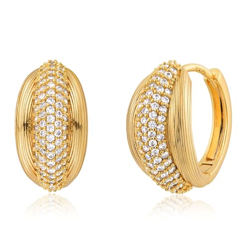 LADYGD Gold Hoop Earrings for Women Tren…