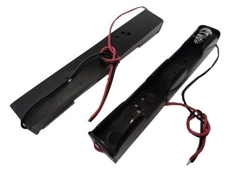 Amazon.co.jp: 単三 2本 電池ボックス・電池ケース 約16.9×約108.6×厚