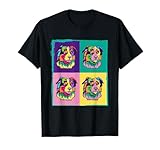 Amoureux des chiens I Pop Art Berger américain miniature T-Shirt
