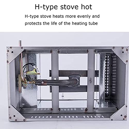 CHUNTIANMEI Professionelle Gas Friteuse, Kommerzieller Friteusen, Edelstahl-fritteuse, Mit Korb Und Temperaturregelung Große Kapazität, Für Restaurantküche, Leicht Zu Reinigen – Bild 6