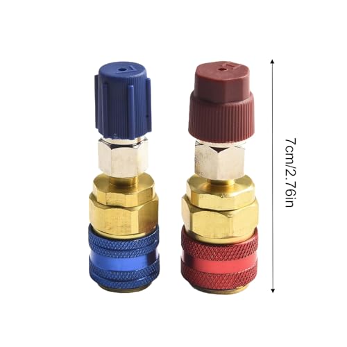 Raccord rapide AC haute et basse pression pour recharge clim - 6