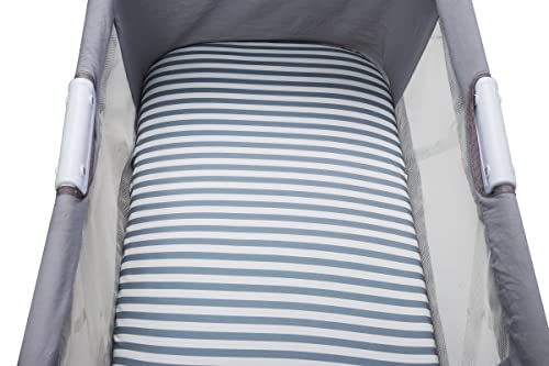Bassinet Fitted Sheets 4 Pack For Baby Boy And Girl, Stretchy Soft Knitted Sheet Universal For Hourglass Oval And Rectangle Bassinet Mattress, Unisex Stripe Star Cloud And Arrow Printing #TOP7