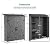 WEASHUME Outdoor Storage Cabinet, Wooden Storage Shed with Lockable Door, Tool Storage Shed Outdoor Storage for Backyard, 56”L x 19.5”W x 64”H Gray
