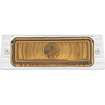 Signal Light Assembly For Chevy for 3100/3600/3800/Base 1947 3700/3900 1948-1954 Truck Front Left/Right 12V Turn Parking w/Chrome Amber-Lens 0846-520