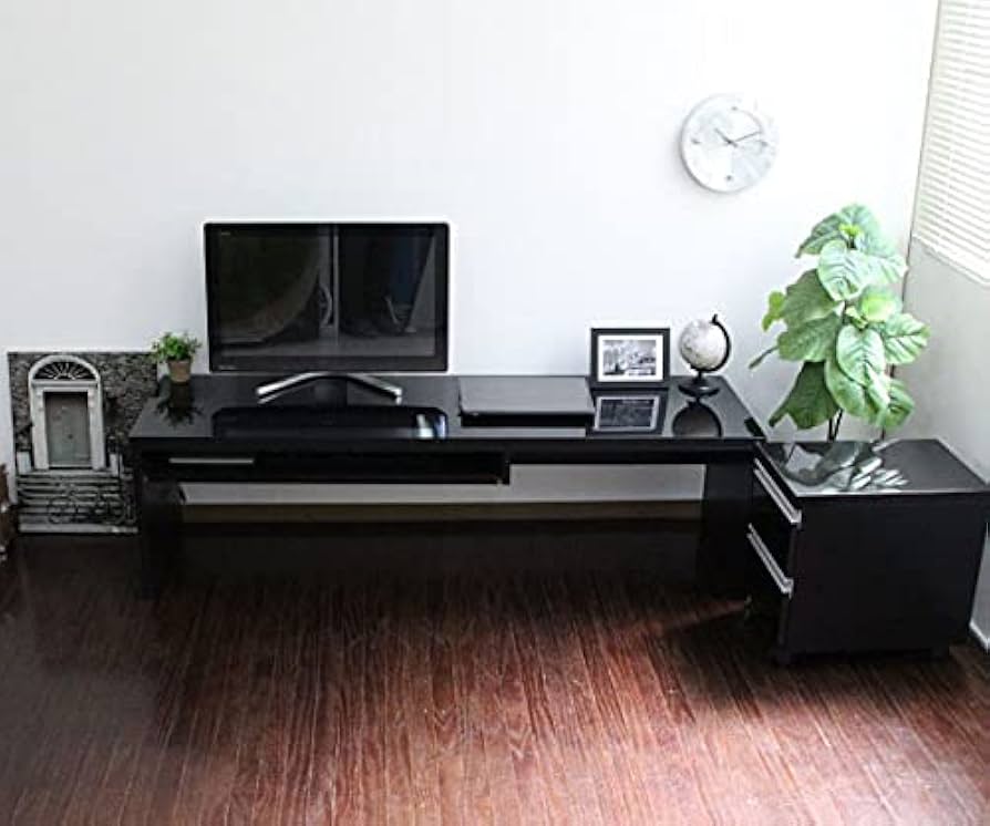 鏡面仕上げで高級感あり！ロータイプデスク 51vPIz6i0ZL._AC_SY200_QL15_.jpg