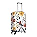 Yaxongx Ladybug Flower Patterns Travel Luggage Cover Washable Suitcase Cover Elastic Fashion Stretch Suitcase Protector Travel Anti-Scratch Baggage Covers Fits 29-32 Inch Luggage