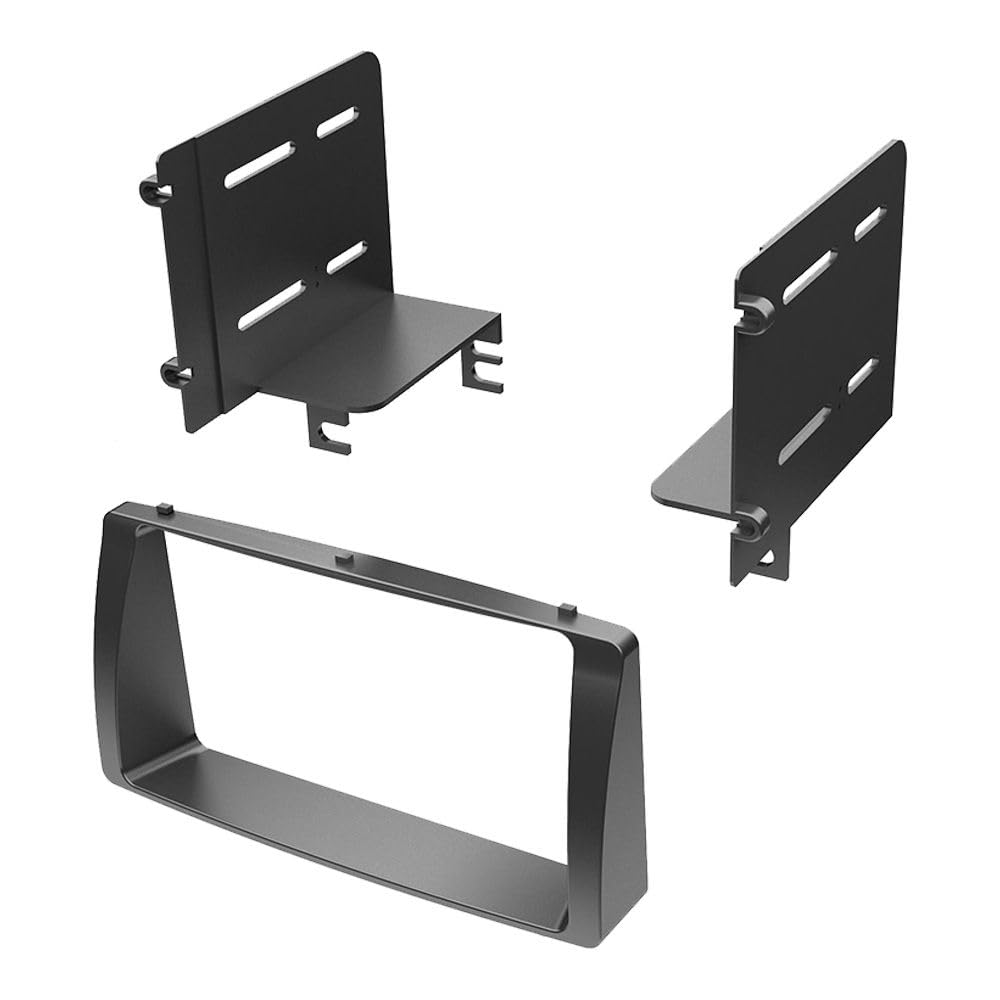Double DIN Car Stereo Dash Kit Compatible with 2003 2004 2005 2006 2007 2008 Toyota Corolla (Dash Kit + Wiring Harness)
