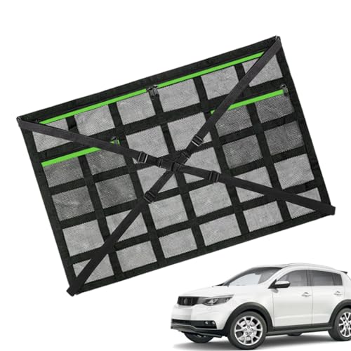 Filet de chargement pour toit de voiture en maille grande capacité avec sangles réglables