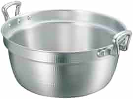 中尾アルミ製作所製￼】アルミ キング 打出 料理鍋(目盛付)45cm 中尾