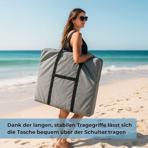 hausratplus Schutztasche Tragetasche für Lafuma Relax Liegen und Siesta L 102x83cm Oxford