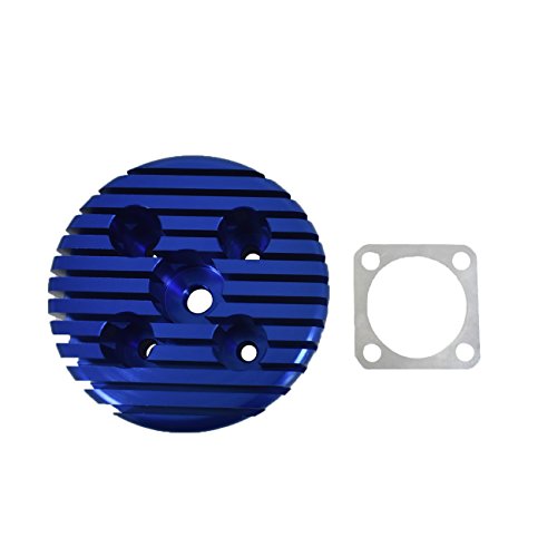Jrl Cnc Cylinder Head For Racing 66Cc/80Cc Engine (Blue) #TOP1