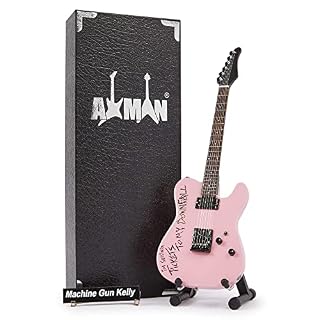Machine Gun Kelly Réplique de guitare miniature - Les Beatles, Paul McCartney, John Lennon, RIngo Starr, George Harrison