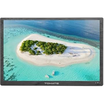 TV Digital Monitor Portátil LED HD 15,4" Portabilidade Multifuncional para Filmes Jogos e Viagens