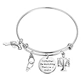 BLEOUK TV Show Inspired Bracelet TV Series Fans Gift I'd Rather watching Show (watching law)