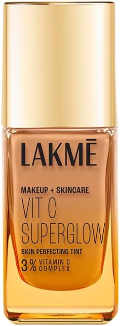 Lakme Makeup+Skincare VitC Superglow Skin Perfecting Tint Warm Beige W240 25ml