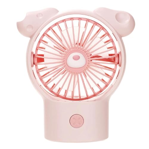 Ventilador portátil de mano de 3 velocidades, silencioso de refrigeración personal, ventilador portátil de mano, accesorios de oficina, para hogar, al aire libre, viajes, camping, pesca, picnic, playa