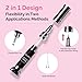MelodySusie Nail Rhinestone Glue Set, 3D Gel Nail Art Design Strong Adhesive Nail Gem Glue for Nail Charms Gems Jewelry Decoration DIY Manicured at Home Cured Need Beauty Gifts for Women