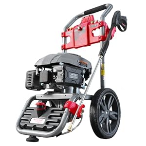 RocwooD Petrol Pressure Washer Max 2970PSI 173cc Jet High Power Cordless Portable Surface Cleaner Hose Detergent Heavy Duty Accessories