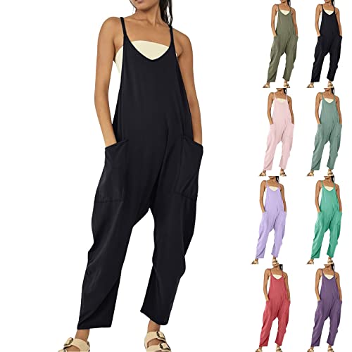 Pantalon de plage fluide en version combinaison longue d'été