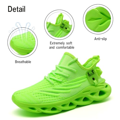 Image of DLWKIPV Men Running Shoes Men's Tennis Shoes Lightweight Breathable Fashion Sneakers Non Slip Workout Gym Shoes for Running