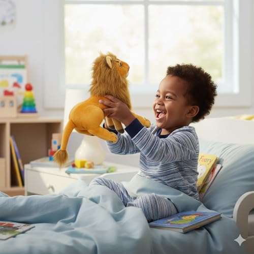 Image of Tabitha Stuffed Toys-Ultra Soft Plush Toy for Kids | Birthday Gifts for Kids and Girls | (Combo of 2 Toys 32 Cm Lion & Deer)