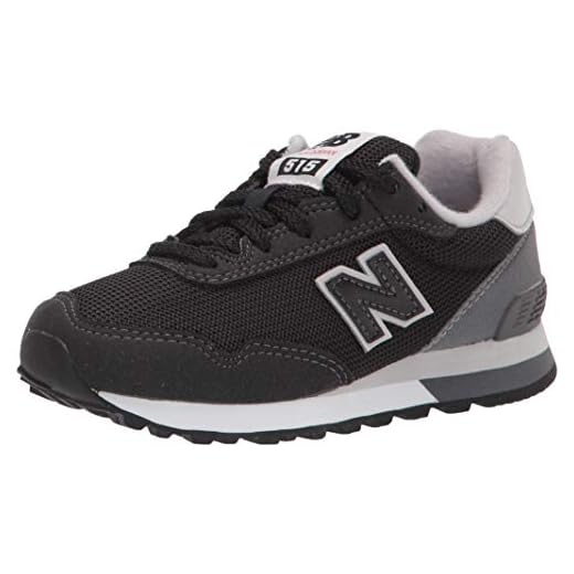New Balance Unisex barn 515v1 Sneaker, Svart, 30 EU