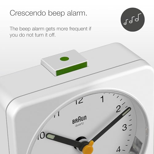 Classic Analog Alarm with Sweeping Movement