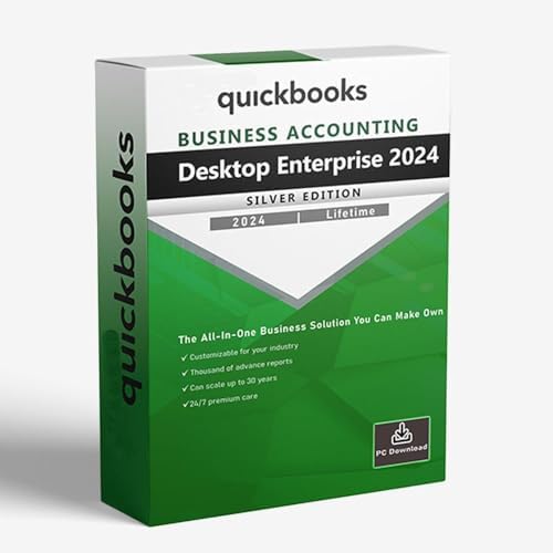Quick Books Desktop Enterprise Solutions 2024 | 30 User's | NO DVD | Canada & Lifetime Version | �鶹�� Message Delivery(Within 24hrs) | Only PC, Not for Mac