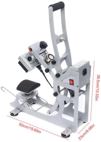 Prensa Térmica Digital 2 en 1, Sublimadora Semiautomática con Pantalla Táctil miniatura 2
