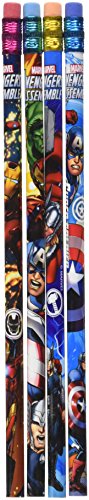 Marvel Avengers 12 Wood Pencils Pack