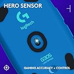 Logitech G305 Lightspeed Wireless Gaming Mouse, Hero Sensor, 12,000 DPI, Lightweight, 6 Programmable Buttons, 250h Battery, On-Board Memory, Compatible with PC, Mac - Blue - Image 2